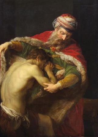 BATONI, Pompeo Gleichnis vom verlorenen Sohn France oil painting art